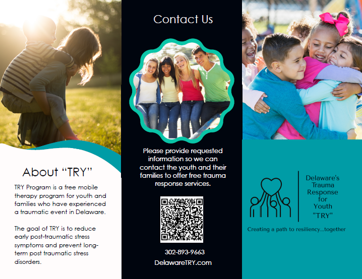 A Seed of Hope Counseling Center Trauma Response for Youth Program brochure screenshot